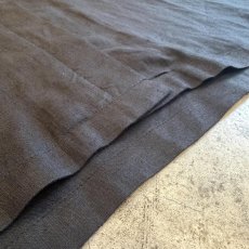 画像10: BLACK COLOR DESIGN LINEN S/S SHIRT / Ladies L (10)