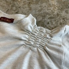 画像7: 【Wiz&Witch】"WEIRD" SHIRRING PLAIN TEE / OS (7)