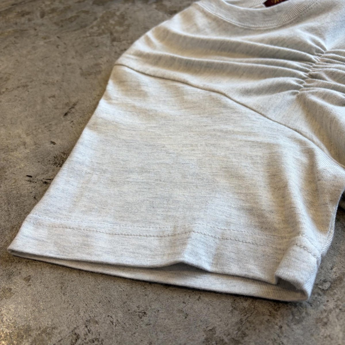 画像6: 【Wiz&Witch】"WEIRD" SHIRRING PLAIN TEE / OS (6)