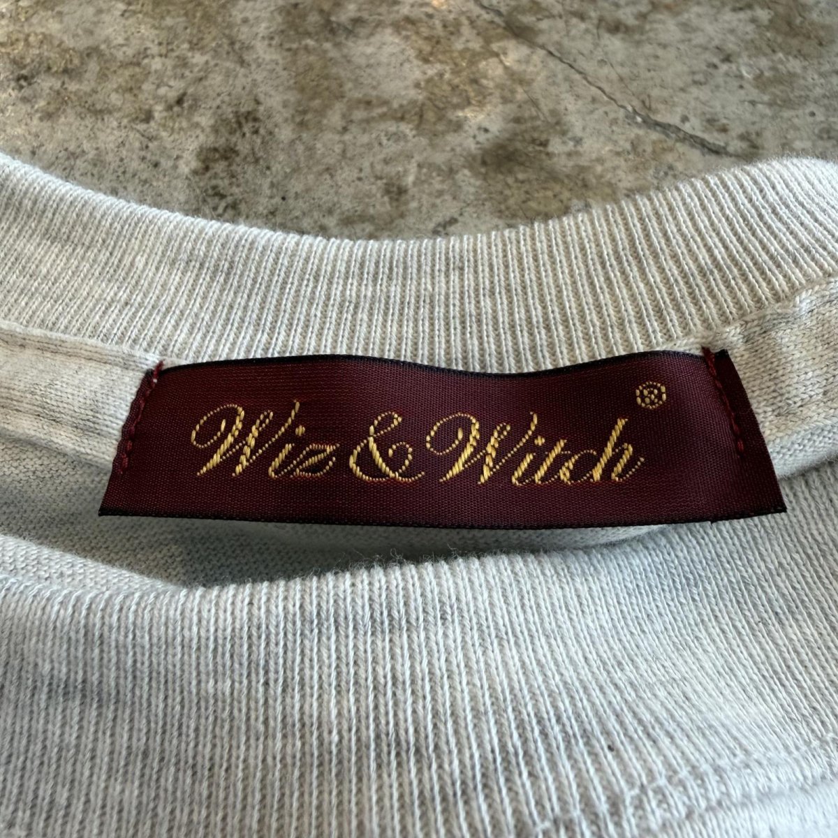 画像10: 【Wiz&Witch】"WEIRD" SHIRRING PLAIN TEE / OS (10)