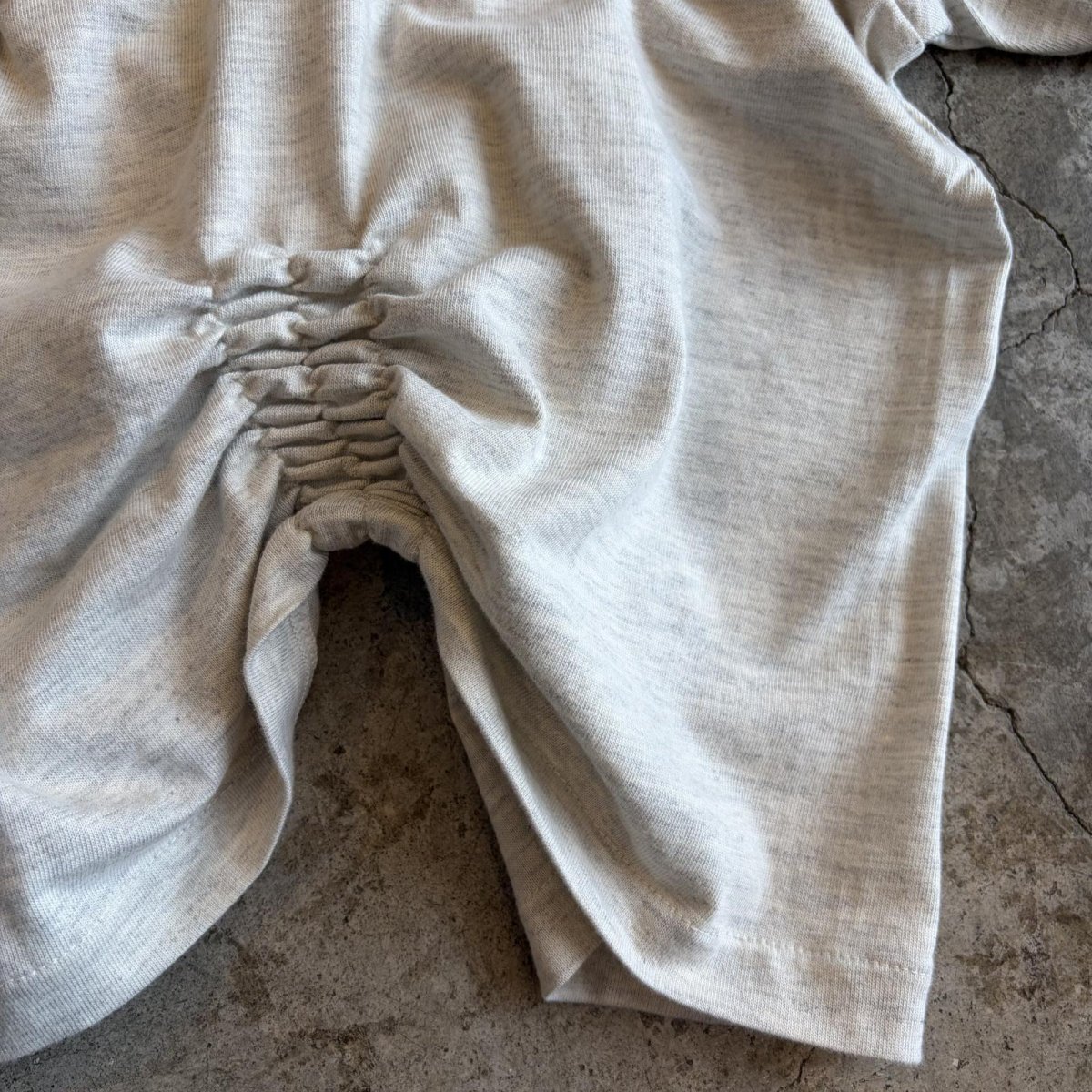 画像5: 【Wiz&Witch】"WEIRD" SHIRRING PLAIN TEE / OS (5)