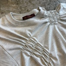 画像3: 【Wiz&Witch】"WEIRD" SHIRRING PLAIN TEE / OS (3)
