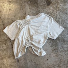 画像2: 【Wiz&Witch】"WEIRD" SHIRRING PLAIN TEE / OS (2)