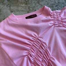 画像3: 【Wiz&Witch】"WEIRD" SHIRRING PLAIN TEE / OS (3)