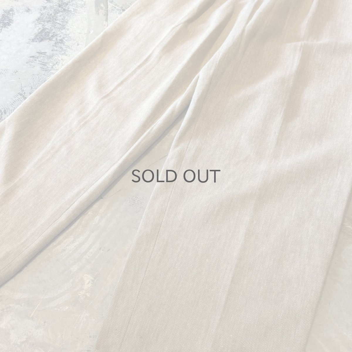 画像6: 【POLO BY RALPF LAUREN】WIDE SILHOUETTE BEIGE COLOR SLACKS / W32 (6)