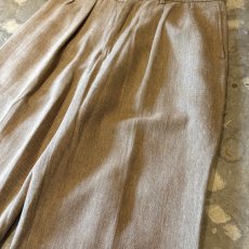 画像4: 【POLO BY RALPF LAUREN】WIDE SILHOUETTE BEIGE COLOR SLACKS / W32 (4)