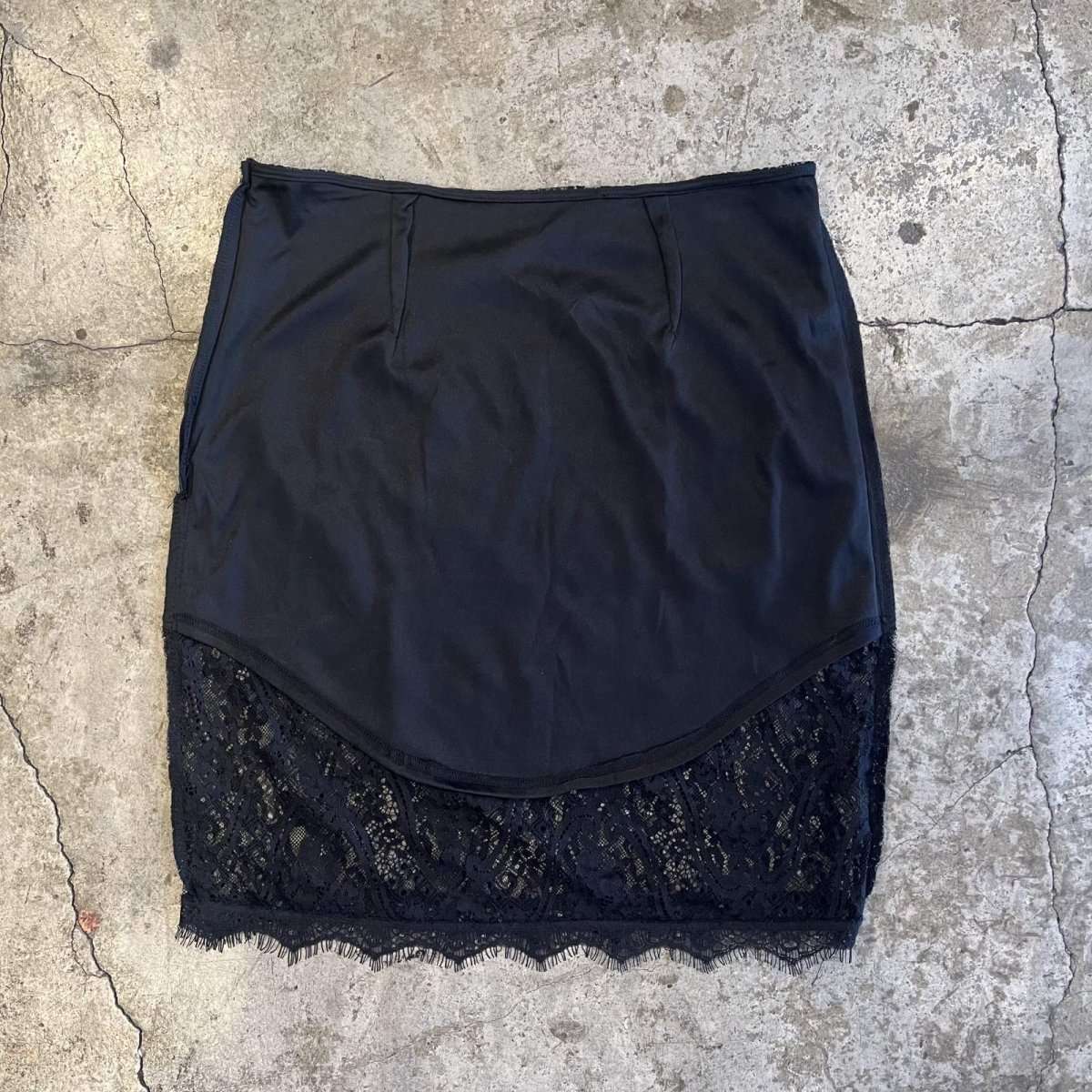 画像3: ALL OVER LACE DESIGN TIGHT SKIRT / W29 (3)