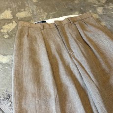 画像3: 【POLO BY RALPF LAUREN】WIDE SILHOUETTE BEIGE COLOR SLACKS / W32 (3)