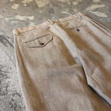 画像9: 【POLO BY RALPF LAUREN】WIDE SILHOUETTE BEIGE COLOR SLACKS / W32 (9)