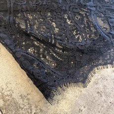 画像4: ALL OVER LACE DESIGN TIGHT SKIRT / W29 (4)