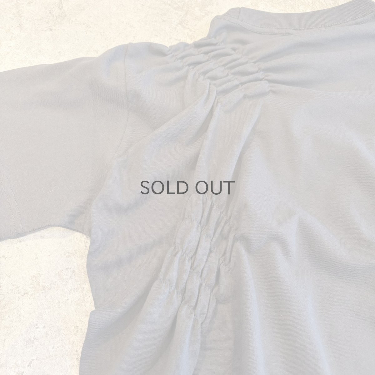 画像7: 【Wiz&Witch】"WEIRD" SHIRRING PLAIN TEE / OS (7)