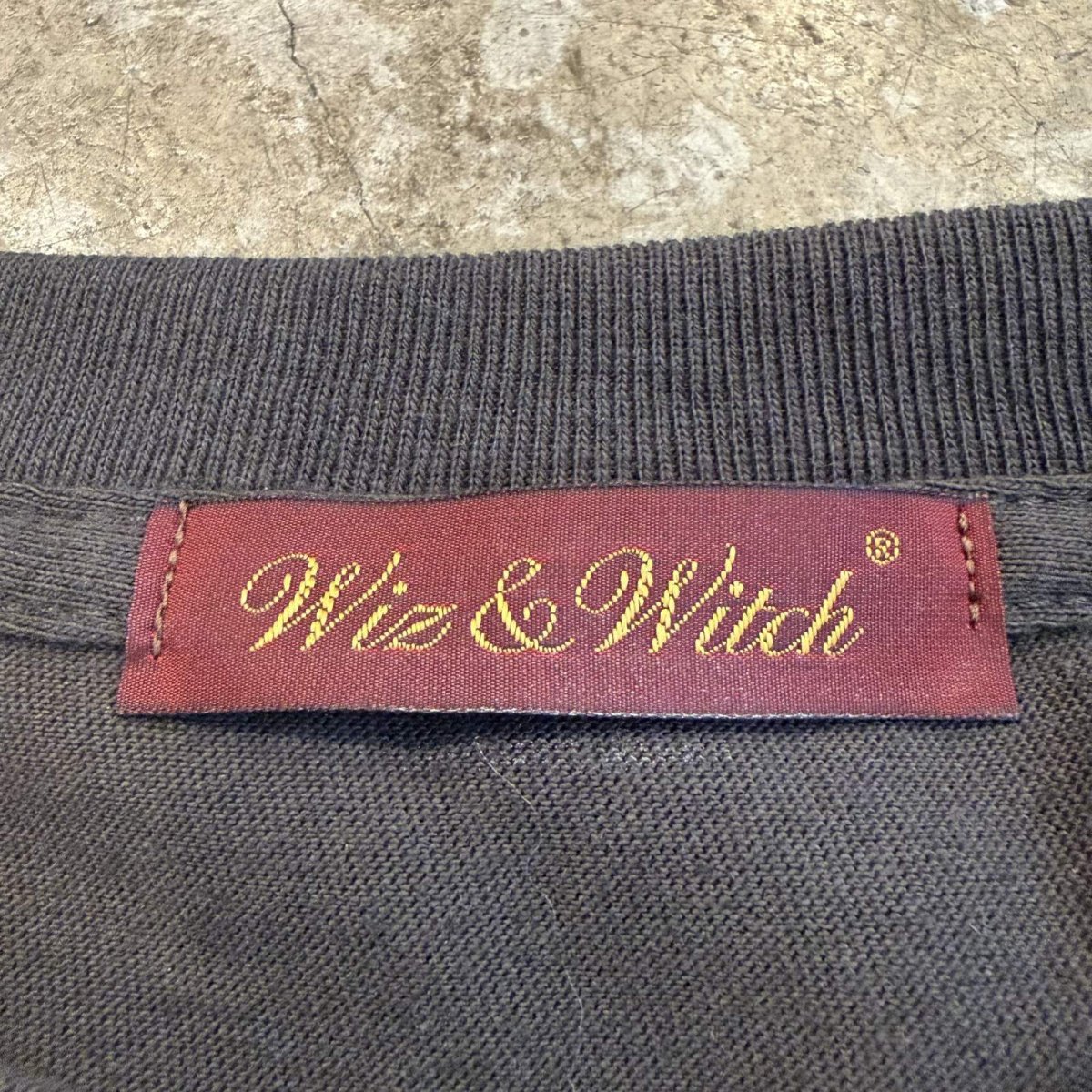 画像10: 【Wiz&Witch】"WEIRD" SHIRRING PLAIN TEE / OS (10)