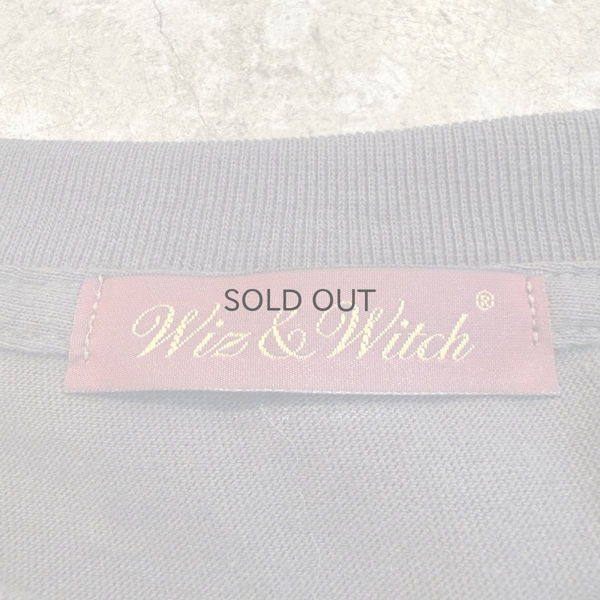 画像10: 【Wiz&Witch】"WEIRD" SHIRRING PLAIN TEE / OS (10)