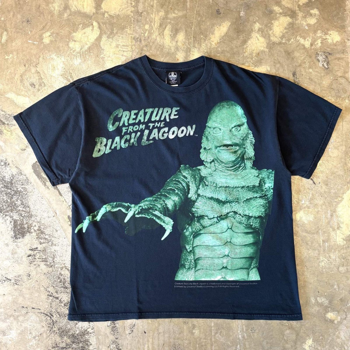 画像1: "CREATURE FROM THE BLACK LAGOON" PRINTED MOVIE S/S TEE / Mens XL (1)