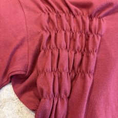 画像4: 【Wiz&Witch】"WEIRD" SHIRRING PLAIN TEE / OS (4)