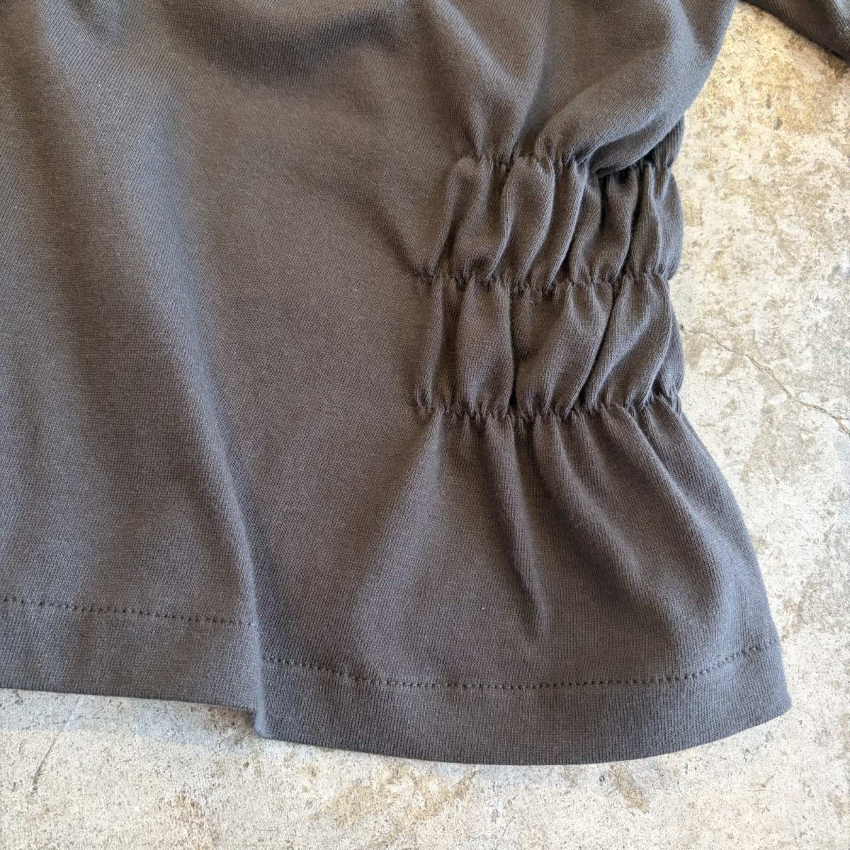 画像8: 【Wiz&Witch】"WEIRD" SHIRRING PLAIN TEE / OS (8)