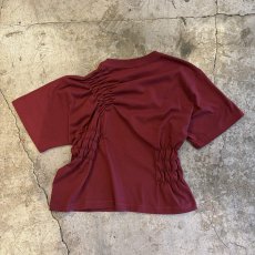 画像2: 【Wiz&Witch】"WEIRD" SHIRRING PLAIN TEE / OS (2)