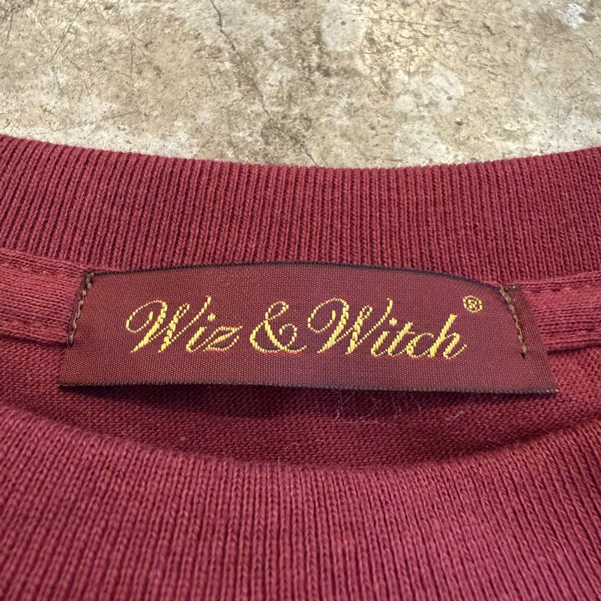画像10: 【Wiz&Witch】"WEIRD" SHIRRING PLAIN TEE / OS (10)