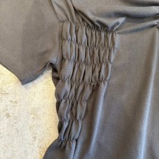画像4: 【Wiz&Witch】"WEIRD" SHIRRING PLAIN TEE / OS (4)