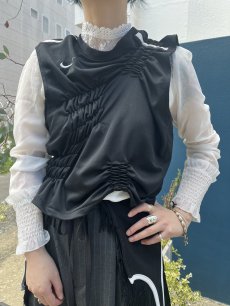 画像11: 【Wiz&Witch】"WEIRD" ONE-OFF SHIRRING TEE / OS (11)