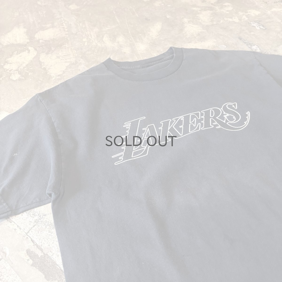 画像3: "LAKERES" FRONT LOGO PRINTED S/S TEE / Mens L  (3)