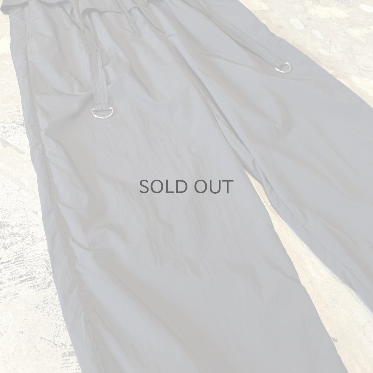 画像6: 【WONDERGROUND】D-CODE LAYERED NYLON PANTS / BLACK / OS (6)
