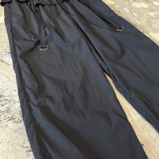 画像6: 【WONDERGROUND】D-CODE LAYERED NYLON PANTS / BLACK / OS (6)