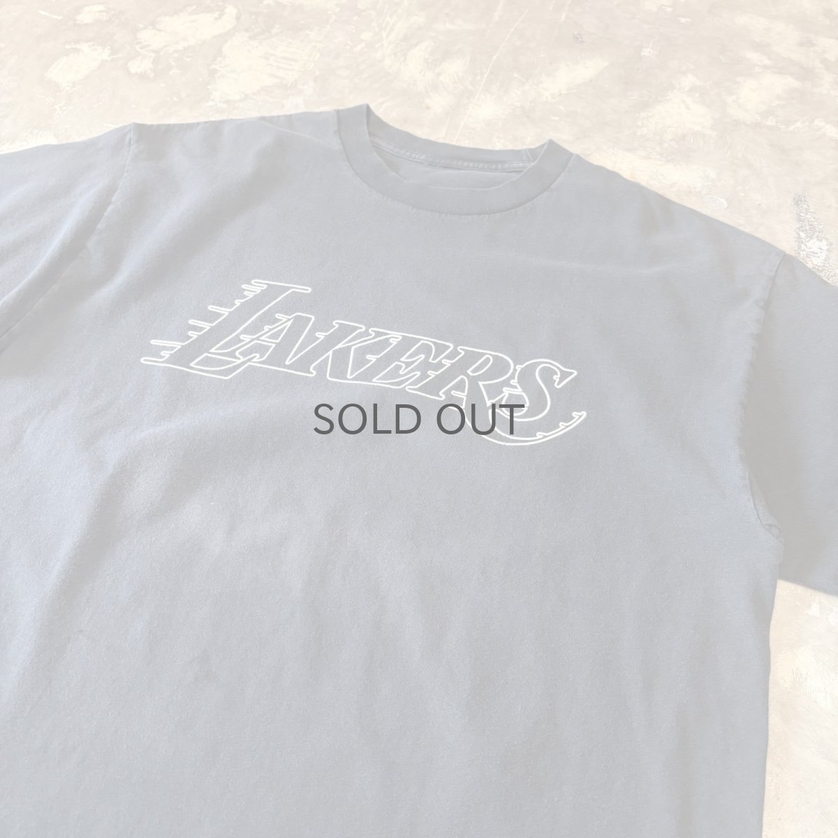 画像4: "LAKERES" FRONT LOGO PRINTED S/S TEE / Mens L  (4)