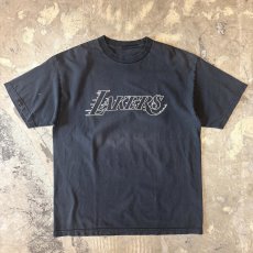 画像1: "LAKERES" FRONT LOGO PRINTED S/S TEE / Mens L  (1)