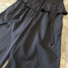画像5: 【WONDERGROUND】D-CODE LAYERED NYLON PANTS / BLACK / OS (5)