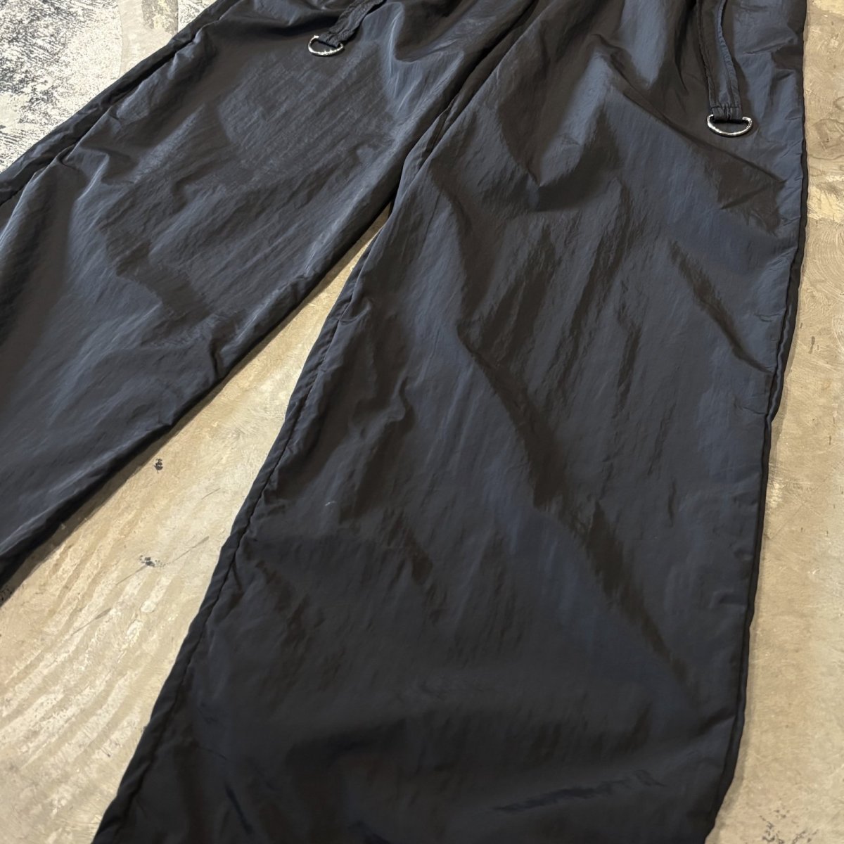 画像7: 【WONDERGROUND】D-CODE LAYERED NYLON PANTS / BLACK / OS (7)