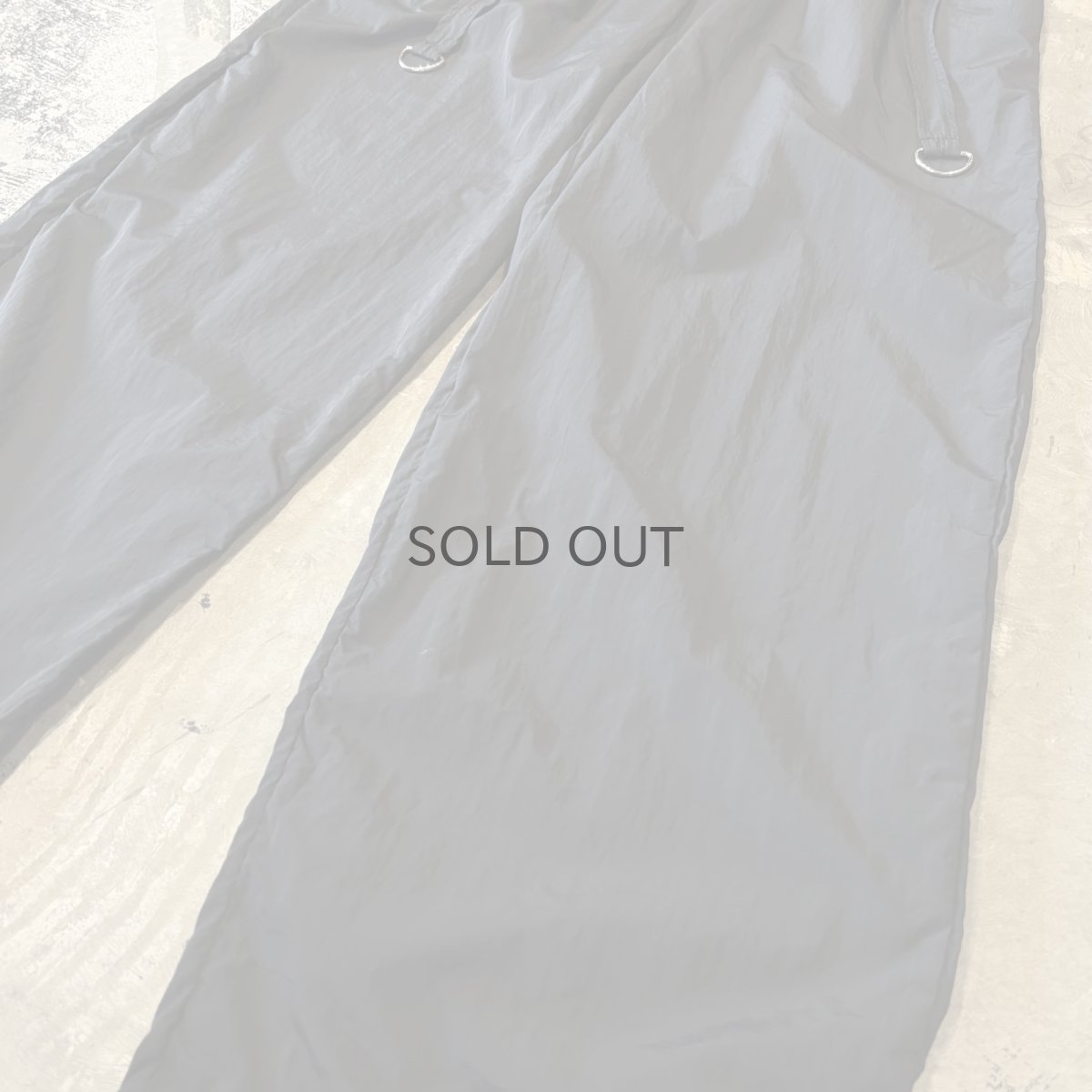 画像7: 【WONDERGROUND】D-CODE LAYERED NYLON PANTS / BLACK / OS (7)
