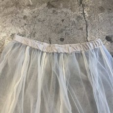 画像6: DOUBLE TULLE DESIGN LONG SHEER SKIRT / W24~W33 (6)