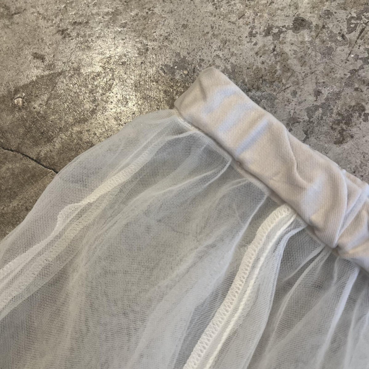 画像7: DOUBLE TULLE DESIGN LONG SHEER SKIRT / W24~W33 (7)