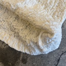 画像5: IVORY COLOR EMBOSS PATTERN S/S TOPS / Ladies M (5)