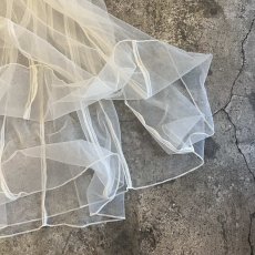 画像5: DOUBLE TULLE DESIGN LONG SHEER SKIRT / W24~W33 (5)