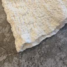 画像3: IVORY COLOR EMBOSS PATTERN S/S TOPS / Ladies M (3)
