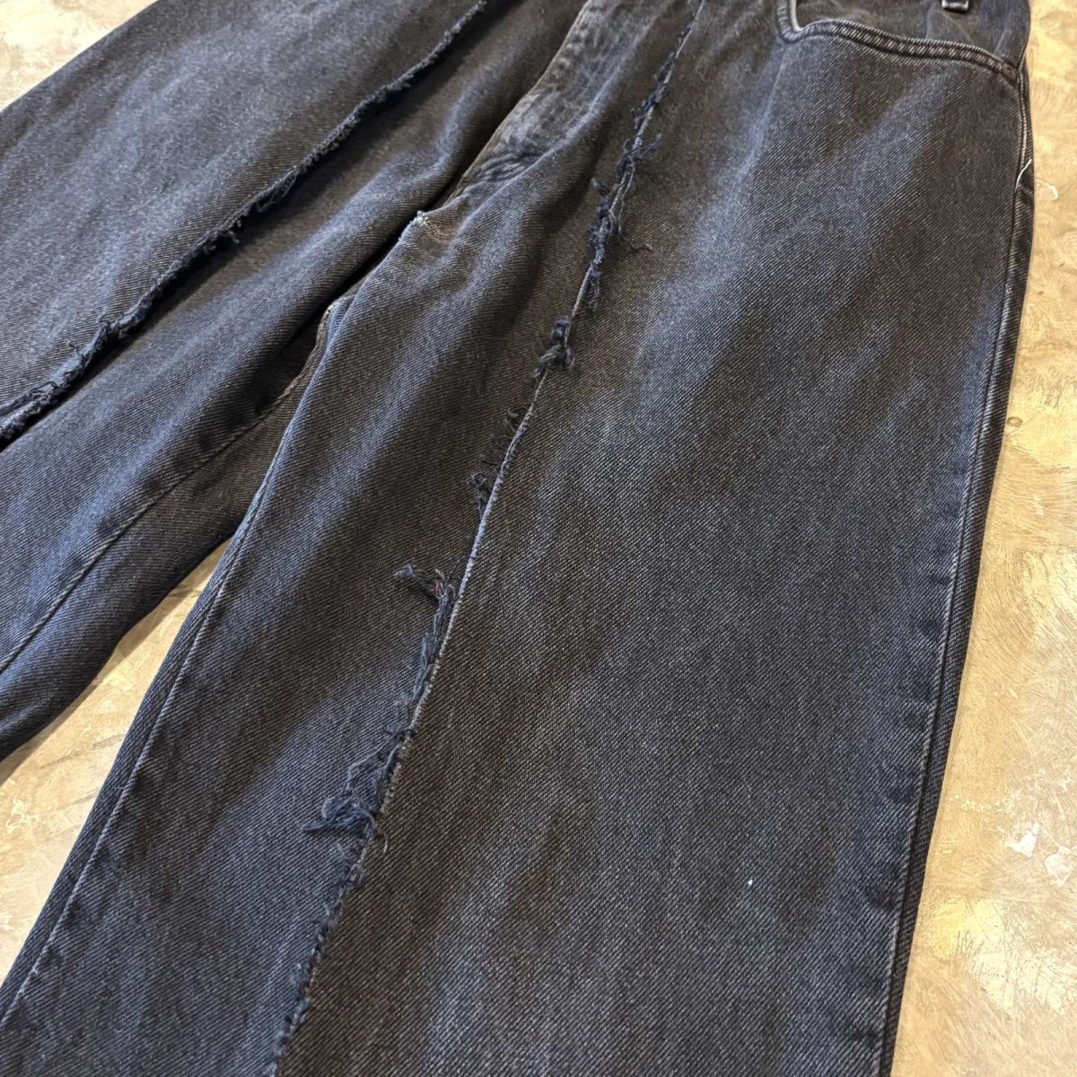 画像4: 【Wiz&Witch】"UNITED" TWINS WIDE DENIM PANTS / W31 (4)