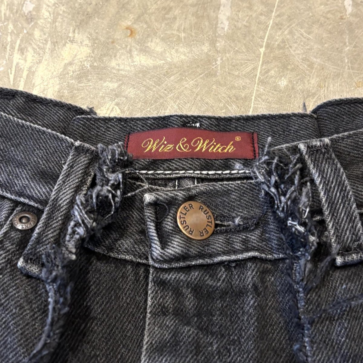 画像10: 【Wiz&Witch】"UNITED" TWINS WIDE DENIM PANTS / W31 (10)