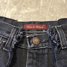 画像10: 【Wiz&Witch】"UNITED" TWINS WIDE DENIM PANTS / W31 (10)