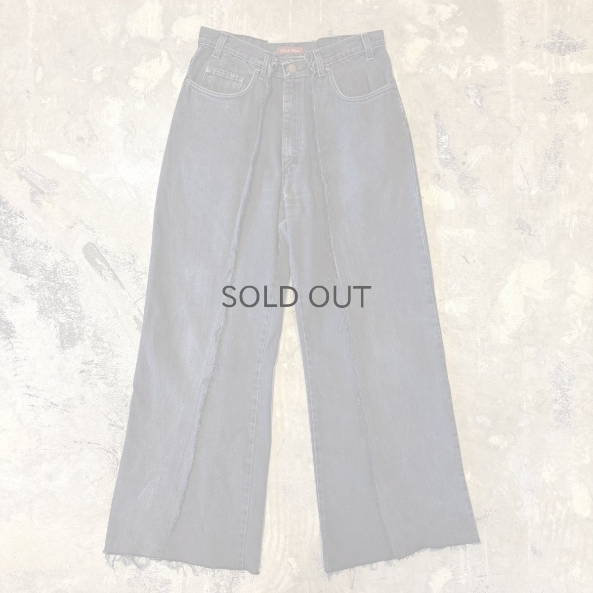 画像1: 【Wiz&Witch】"UNITED" TWINS WIDE DENIM PANTS / W31 (1)