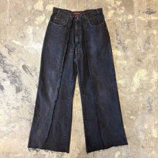画像1: 【Wiz&Witch】"UNITED" TWINS WIDE DENIM PANTS / W31 (1)