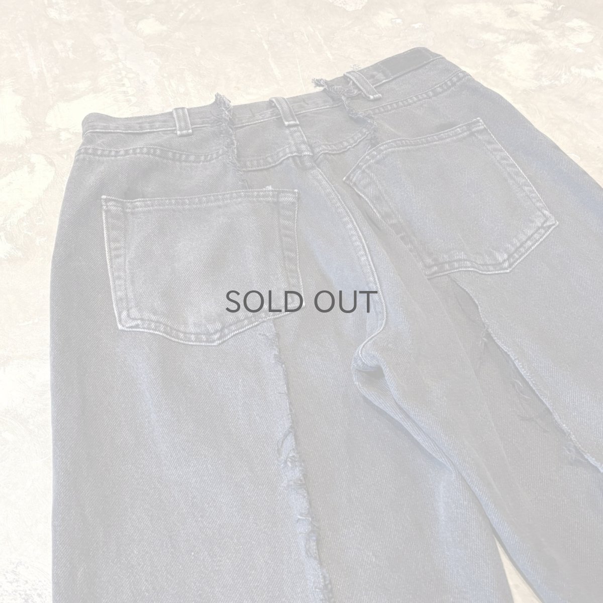 画像9: 【Wiz&Witch】"UNITED" TWINS WIDE DENIM PANTS / W31 (9)