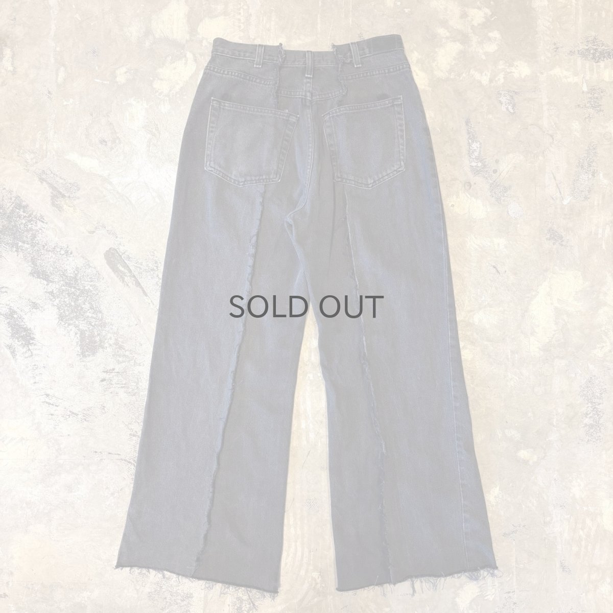 画像2: 【Wiz&Witch】"UNITED" TWINS WIDE DENIM PANTS / W31 (2)