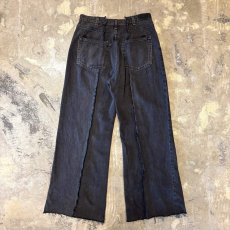 画像2: 【Wiz&Witch】"UNITED" TWINS WIDE DENIM PANTS / W31 (2)