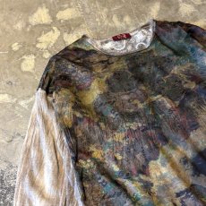 画像3: PATTERN SWITCHED BACK SLIT L/S TOPS / Mens L (3)