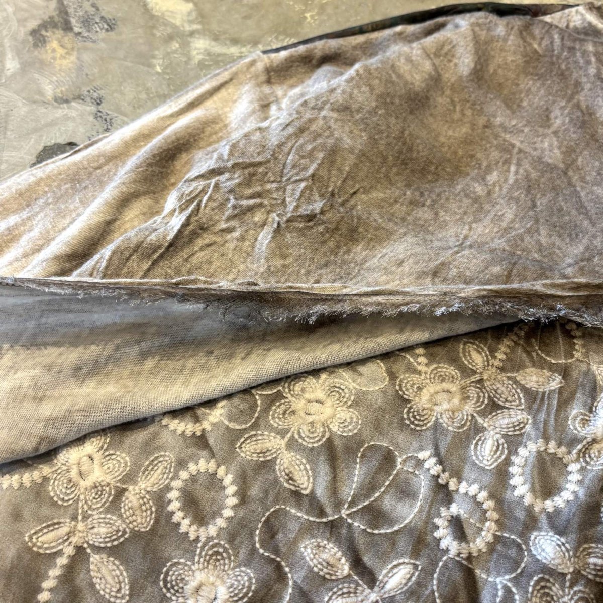画像10: PATTERN SWITCHED BACK SLIT L/S TOPS / Mens L (10)