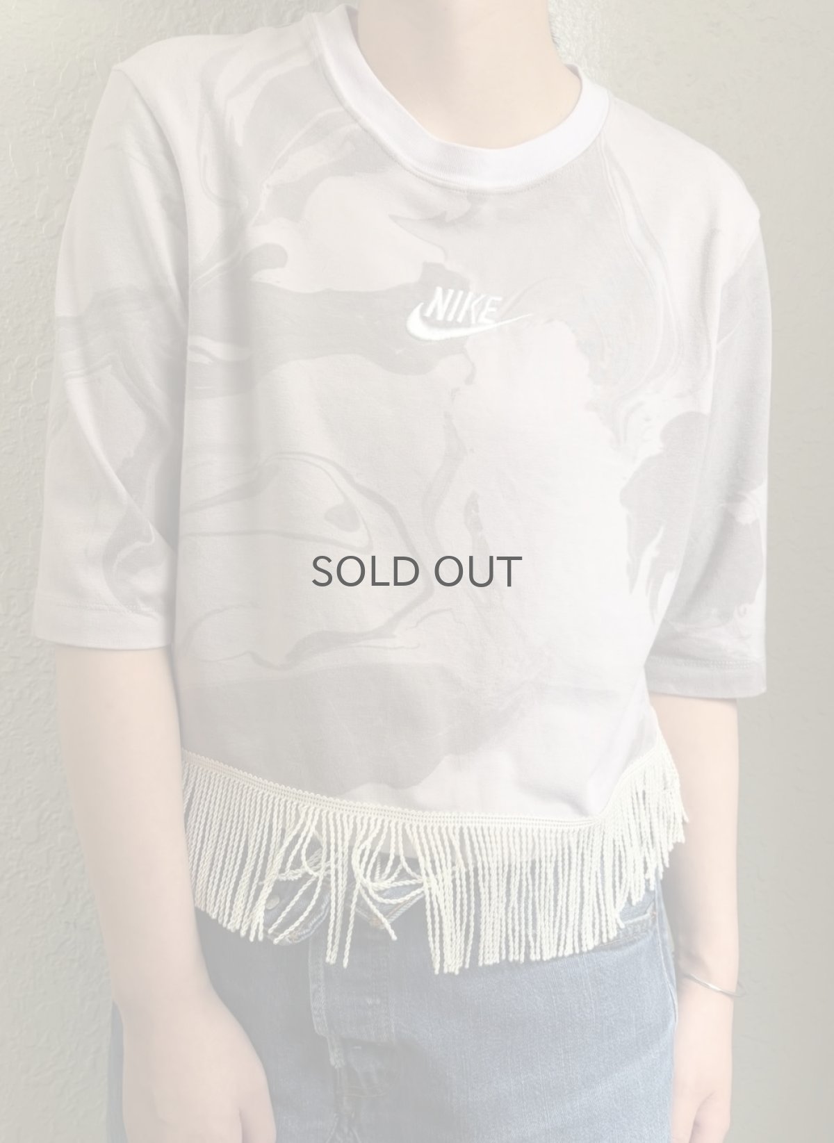 画像10: 【Wiz&Witch】"UNITED" FRINGE SHORT SPORTY TEE / OS (10)