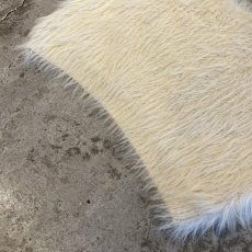 画像4: ALL OVER SHAGGY IVORY COLOR DESIGN VEST / Ladies M (4)