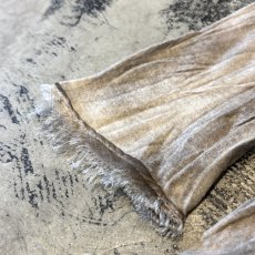 画像7: PATTERN SWITCHED BACK SLIT L/S TOPS / Mens L (7)